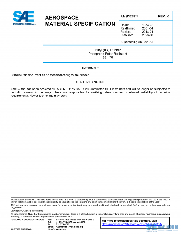 SAE AMS 3238 Series PDF