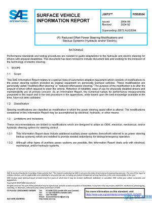 SAE J 2672 Series PDF