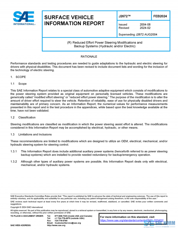 SAE J 2672 Series PDF