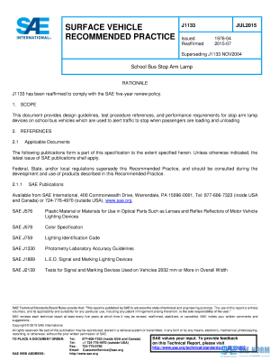SAE J 1133 Series PDF