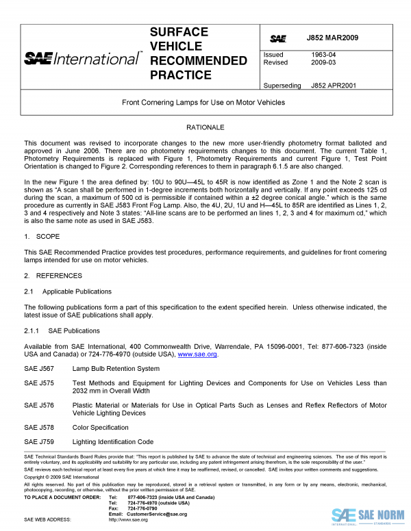 SAE J 852 Series PDF