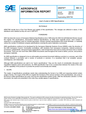 SAE AIR 4779 Series PDF