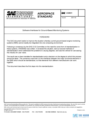 SAE AS 4831 Series PDF