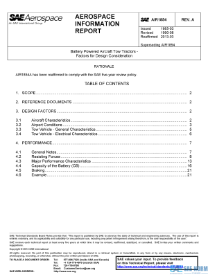 SAE AIR 1854 Series PDF