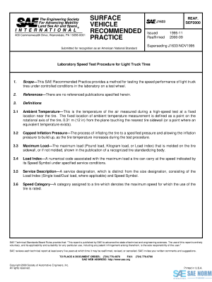 SAE J 1633 Series PDF