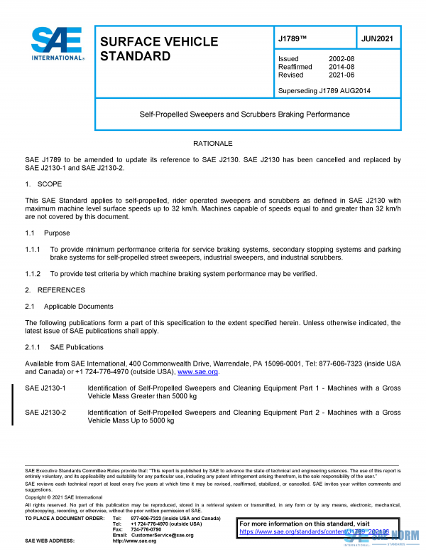 SAE J 1789 Series PDF
