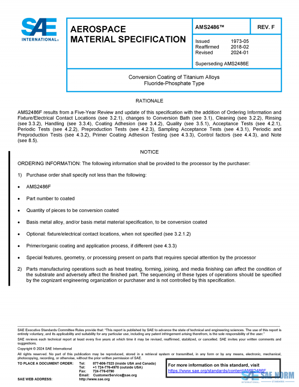 SAE AMS 2486 Series PDF