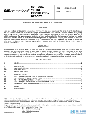 SAE J 2830 Series PDF