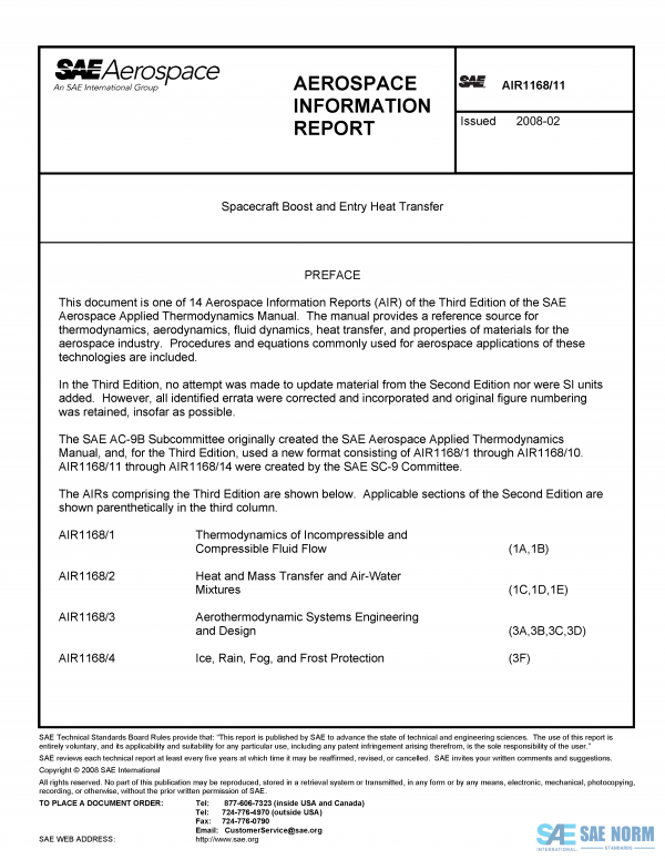 SAE AIR 1168/11 Series PDF