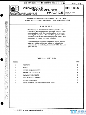 SAE ARP 1206 Series PDF