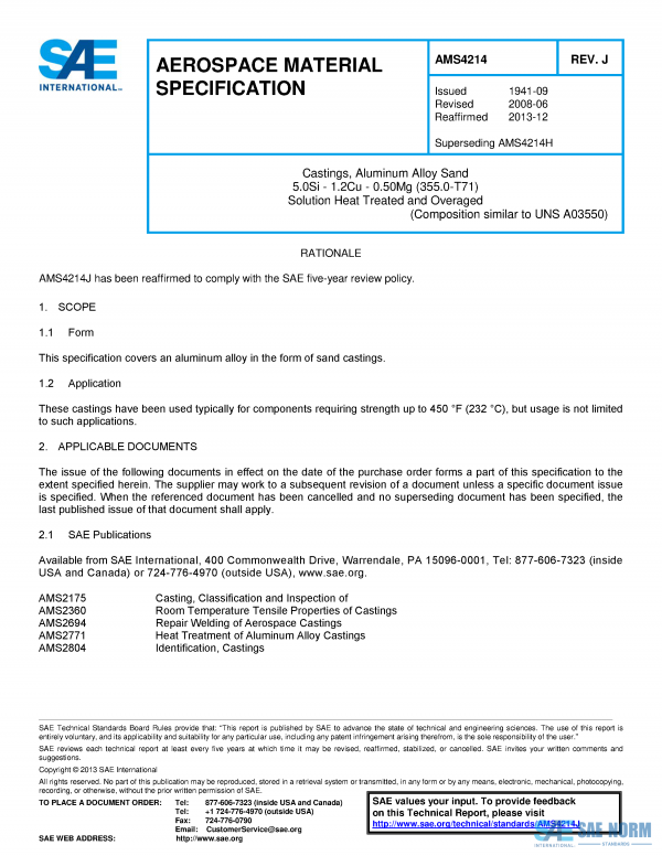 SAE AMS 4214 Series PDF