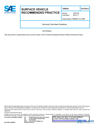 SAE TSB 004 Series PDF