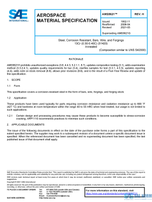 SAE AMS 5621 Series PDF