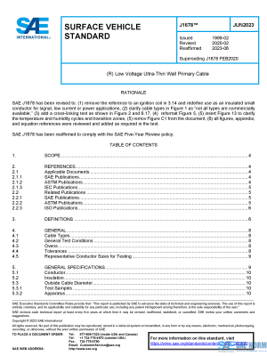 SAE J 1678 Series PDF
