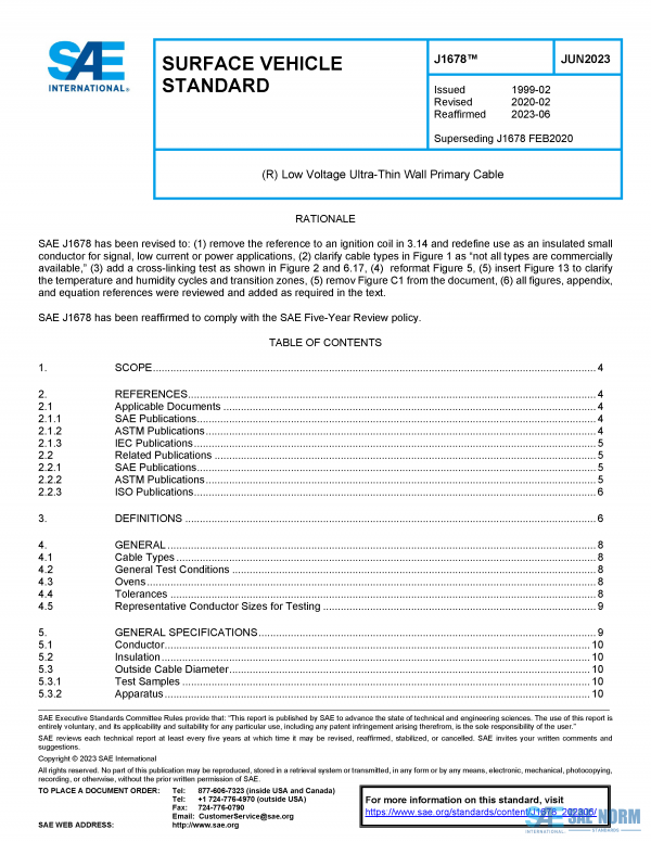SAE J 1678 Series PDF