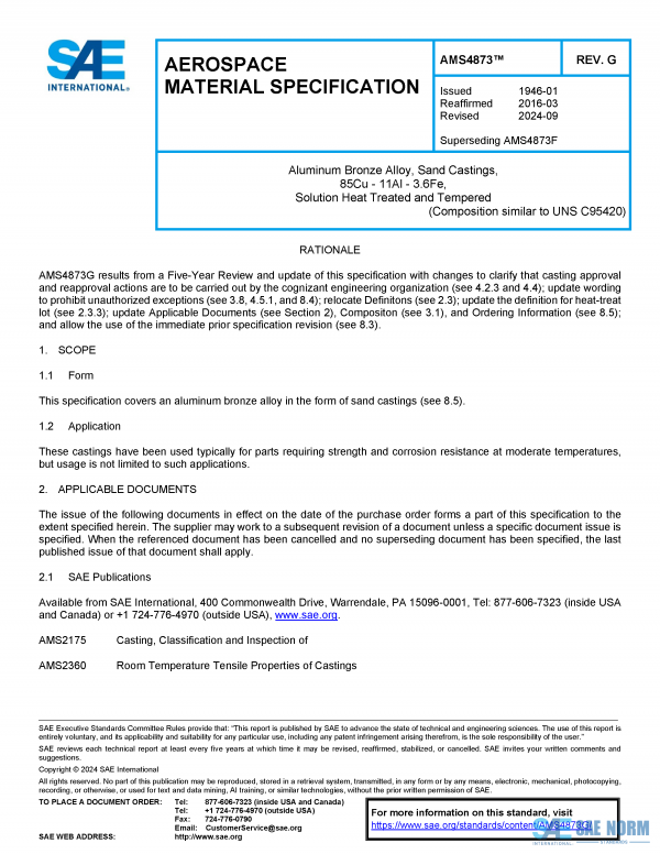 SAE AMS 4873 Series PDF