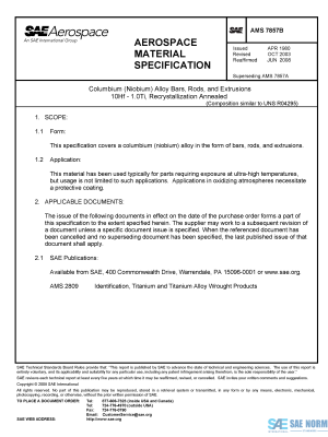 SAE AMS 7857 Series PDF