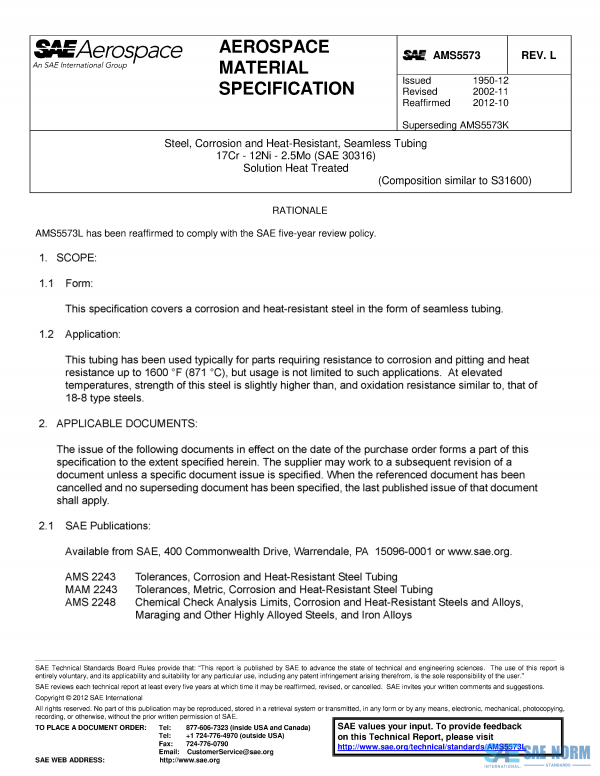 SAE AMS 5573 Series PDF