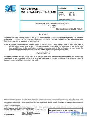 SAE AMS 6900 Series PDF
