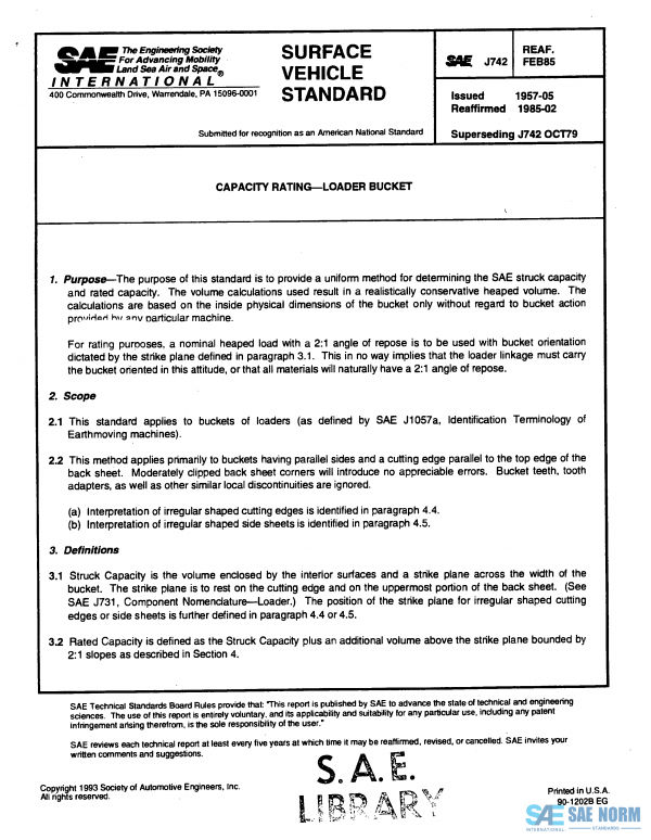 SAE J 742 Series PDF