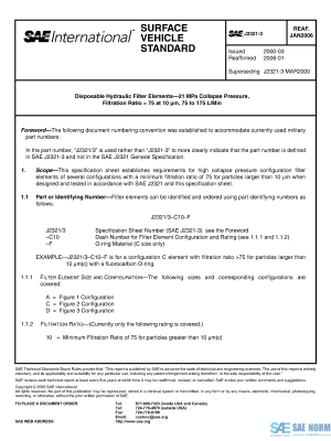 SAE J 2321/3 Series PDF