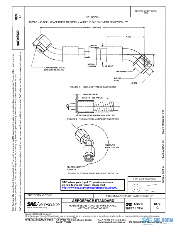 SAE AS 630 Series PDF