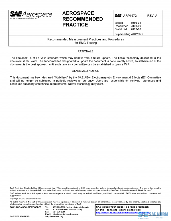SAE ARP 1972 Series PDF