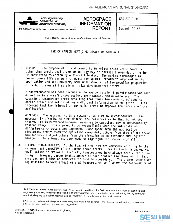 SAE AIR 1934 Series PDF