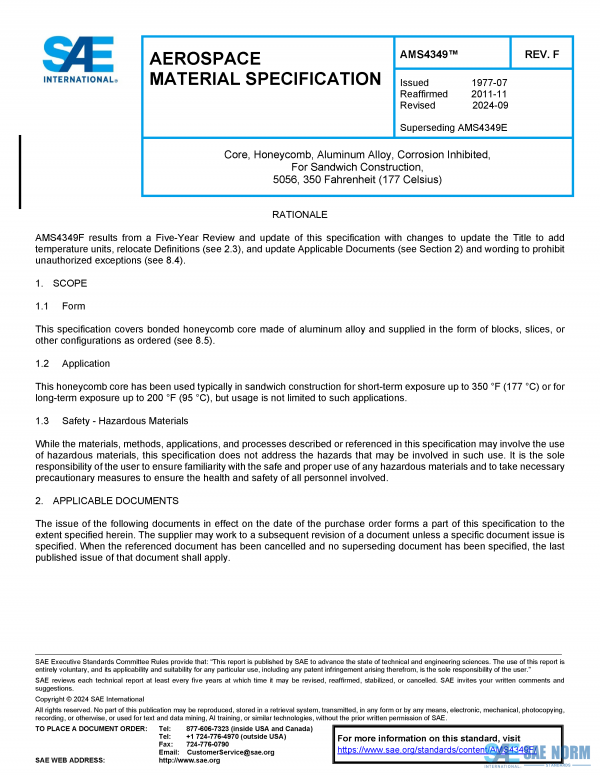 SAE AMS 4349 Series PDF