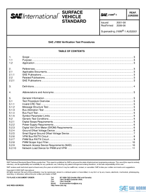 SAE J 1699/1 Series PDF