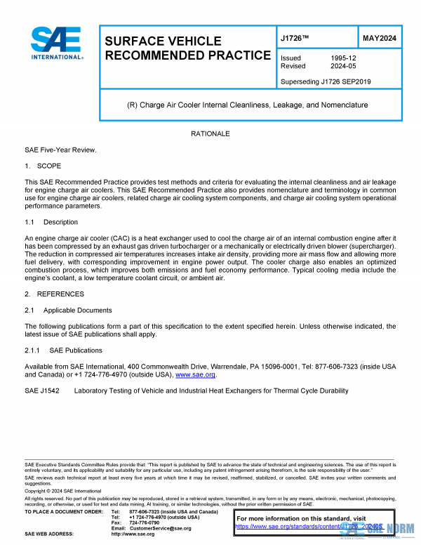 SAE J 1726 Series PDF