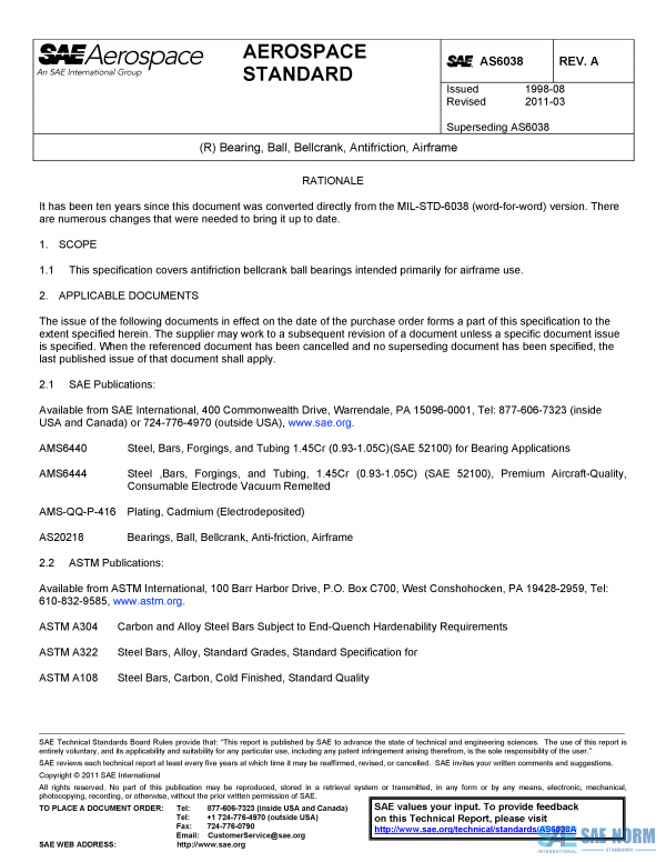 SAE AS 6038 Series PDF
