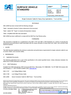 SAE J 2549 Series PDF
