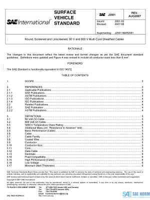 SAE J 2501 Series PDF