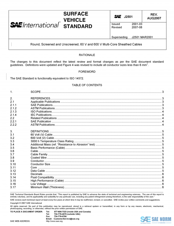 SAE J 2501 Series PDF