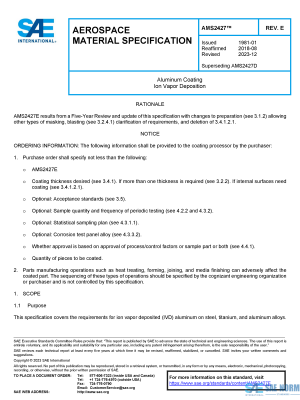 SAE AMS 2427 Series PDF