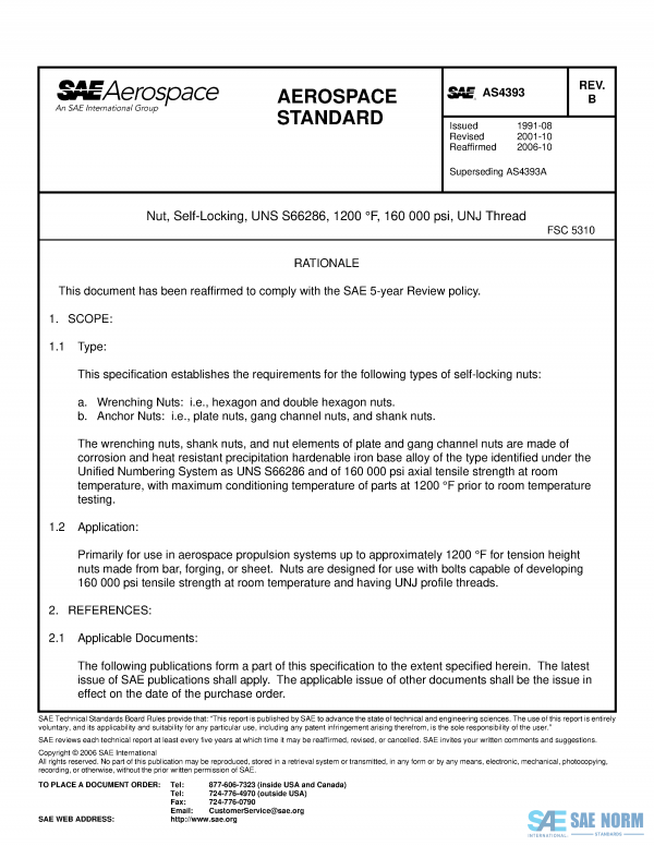 SAE AS 4393 Series PDF