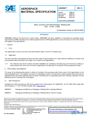 SAE AMS 5696 Series PDF