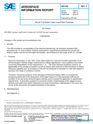 SAE AIR 1326 Series PDF