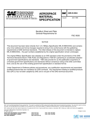 SAE AMSB 8964 Series PDF