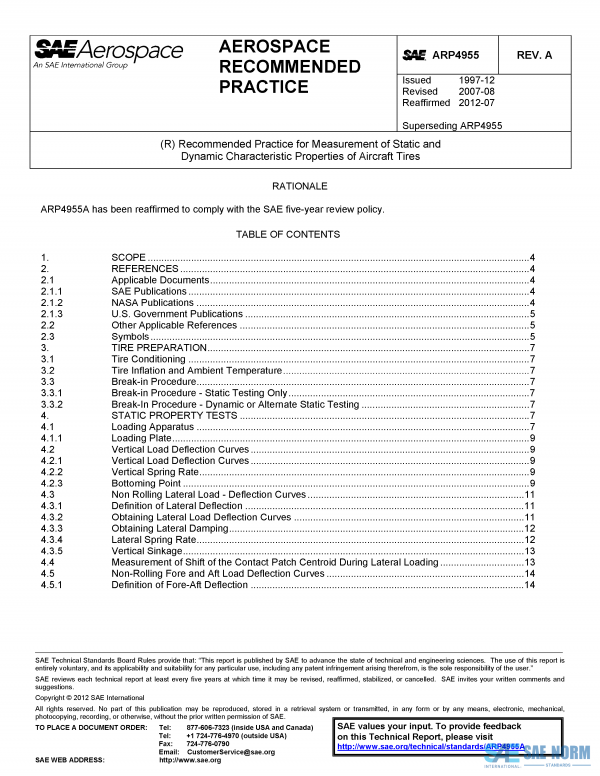 SAE ARP 4955 Series PDF