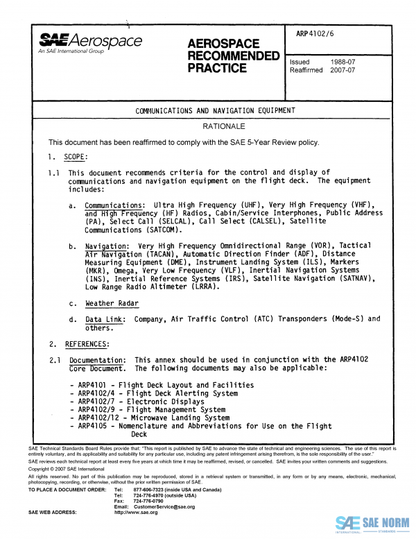 SAE ARP 4102/6 Series PDF