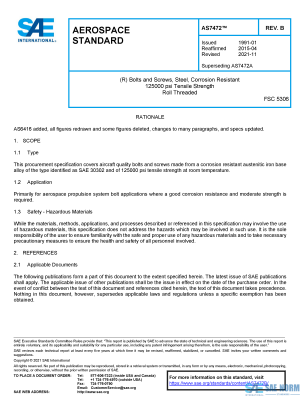 SAE AS 7472 Series PDF