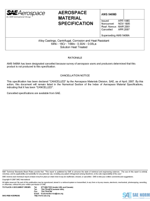 SAE AMS 5408 Series PDF