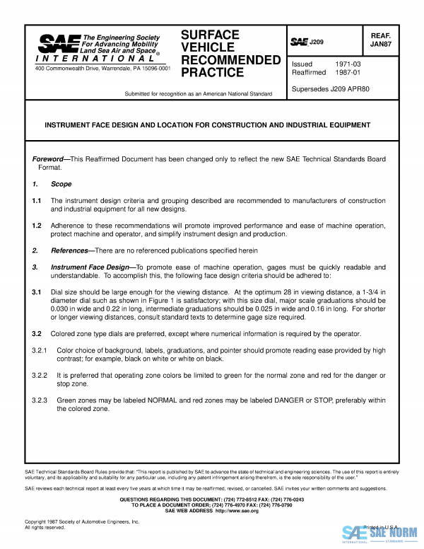 SAE J 209 Series PDF