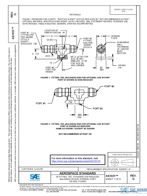 SAE AS 1031 Series PDF