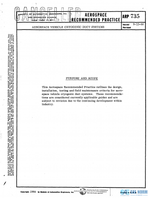 SAE ARP 735 Series PDF