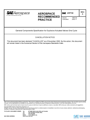 SAE ARP 745 Series PDF