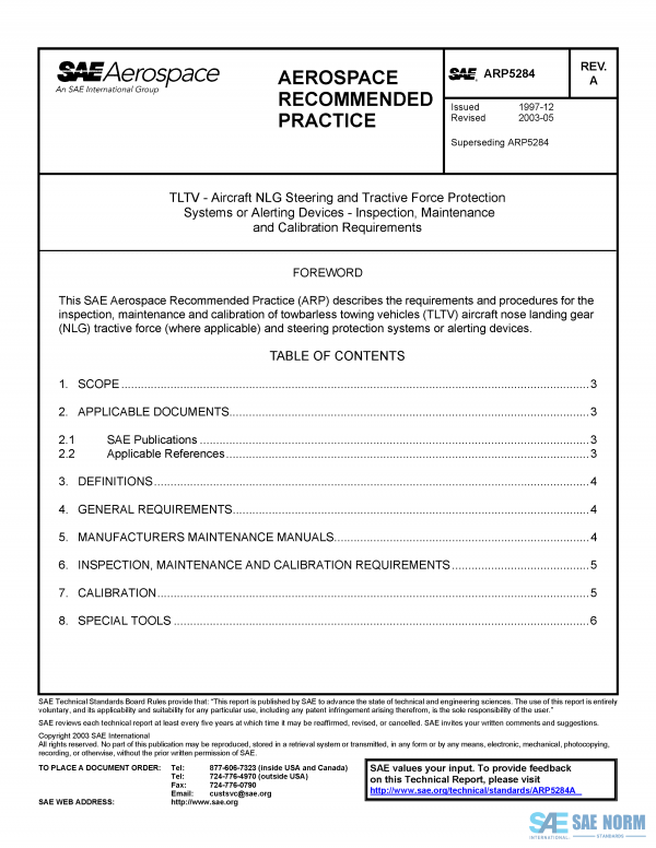 SAE ARP 5284 Series PDF