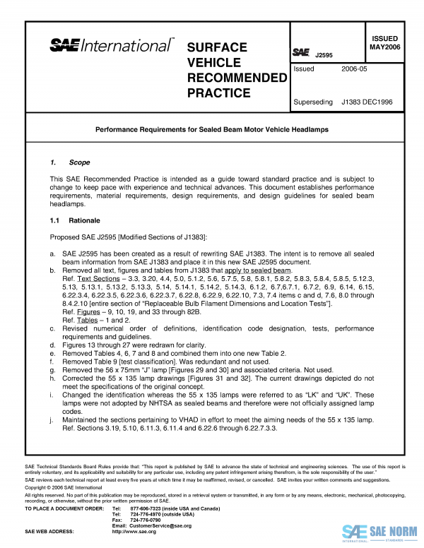SAE J 2595 Series PDF